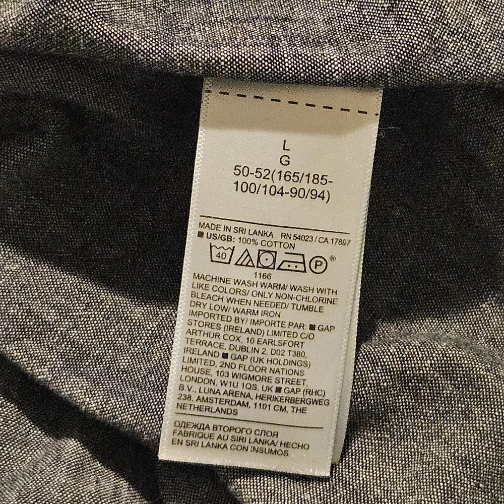 Banana Republic Charcoal Button-Down Shirt